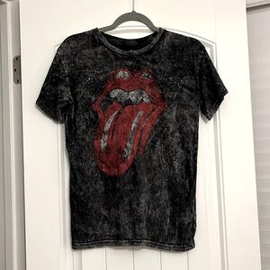 Rolling Stones Faded Tie Dye Shirt